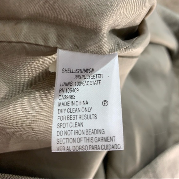 Antonio Melani Sleeveless Tan Workwear Modest Seth Dress Size 12 - Picture 7 of 8